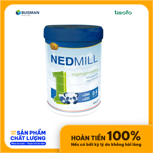 Sữa công thức dành cho trẻ từ 0-6 tháng tuổi Nedmill Stage 1 (Hà Lan)
